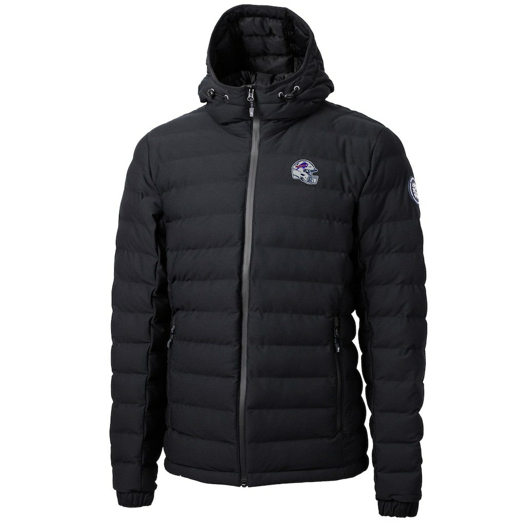 Buffalo Bills Cutter & Buck Helmet Mission Ridge Repreve Eco Insulated Puffer Full-Zip Jacket - Black cheap