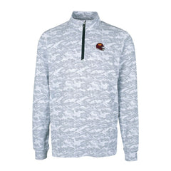 Washington Commanders Cutter & Buck Helmet Traverse Camo Print Stretch Quarter-Zip Pullover Top - Charcoal online