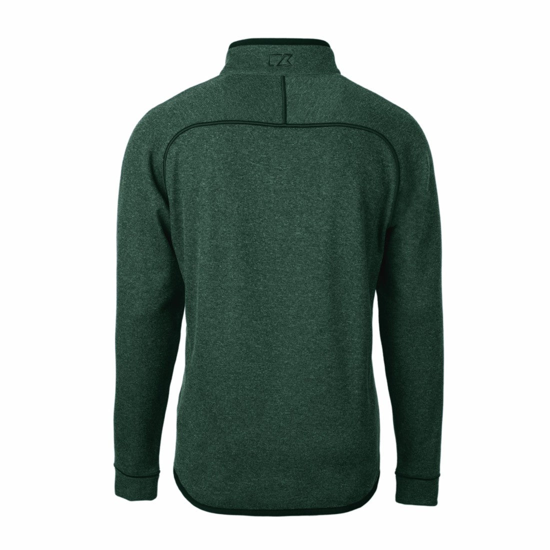 Green Bay Packers Cutter & Buck Helmet Mainsail Sweater-Knit Half-Zip Pullover Jacket - Hunter Green outlet