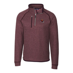 Washington Commanders Cutter & Buck Helmet Mainsail Sweater-Knit Half-Zip Pullover Jacket - Burgundy cheap