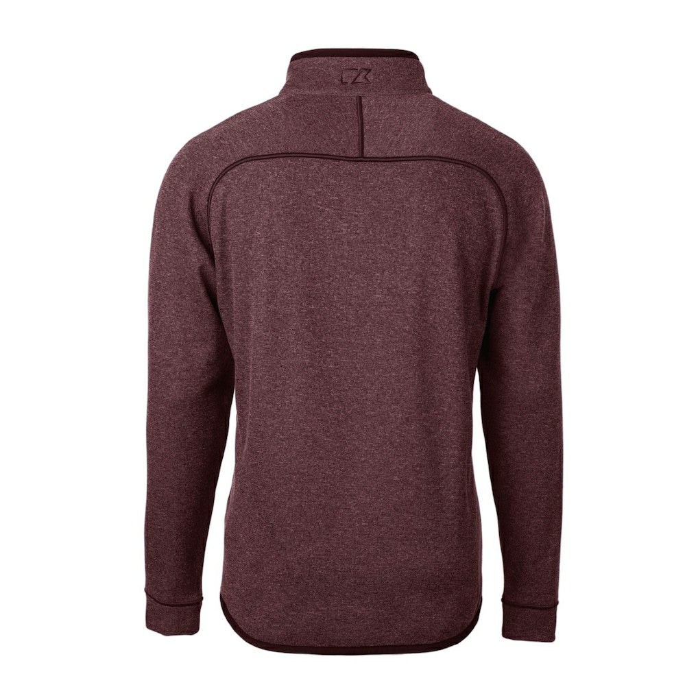 Washington Commanders Cutter & Buck Helmet Mainsail Sweater-Knit Half-Zip Pullover Jacket - Burgundy cheap