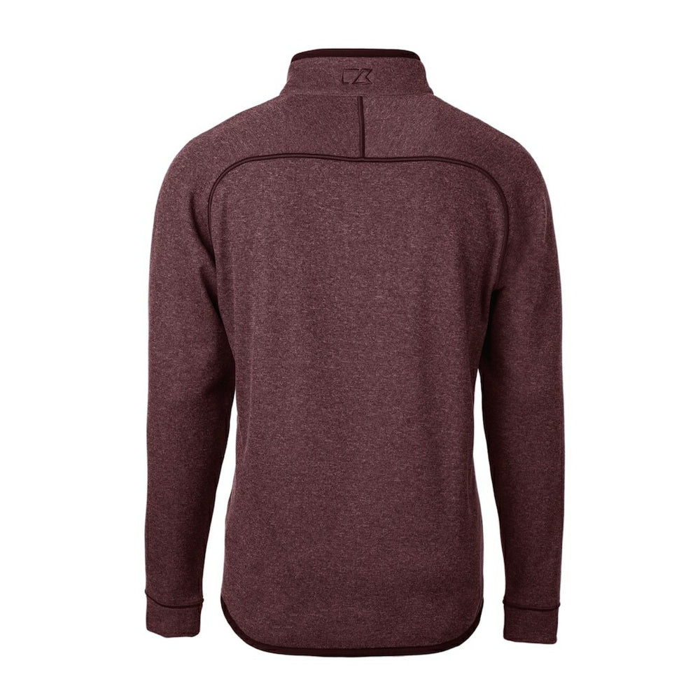 Washington Commanders Cutter & Buck Helmet Mainsail Sweater-Knit Half-Zip Pullover Jacket - Burgundy cheap
