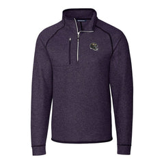 Baltimore Ravens Cutter & Buck Helmet Mainsail Sweater-Knit Half-Zip Pullover Jacket - Purple cheap