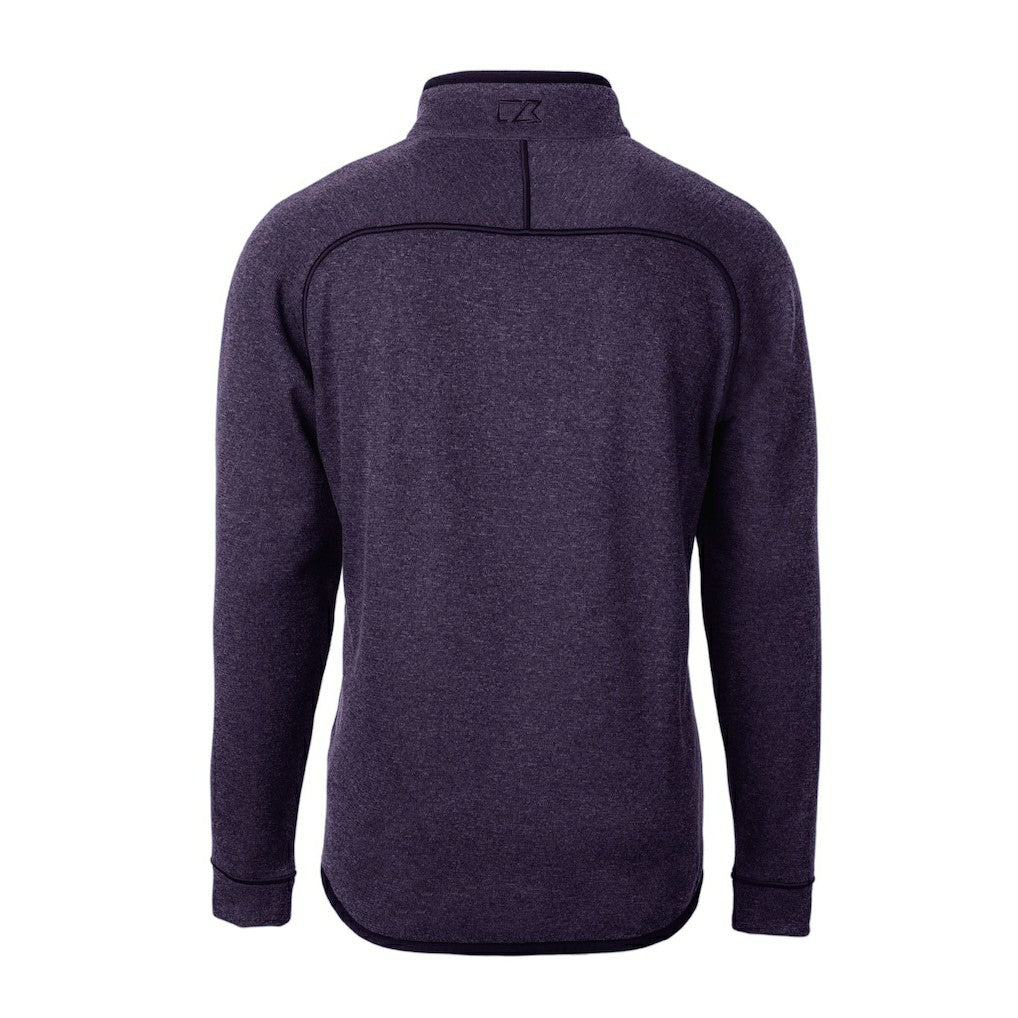 Baltimore Ravens Cutter & Buck Helmet Mainsail Sweater-Knit Half-Zip Pullover Jacket - Purple cheap