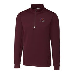 Washington Commanders Cutter & Buck Helmet Traverse Stretch Quarter-Zip Pullover Top - Burgundy cheap