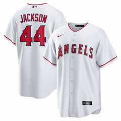 Reggie Jackson Los Angeles Angels Home Retired Player Replica Jersey White