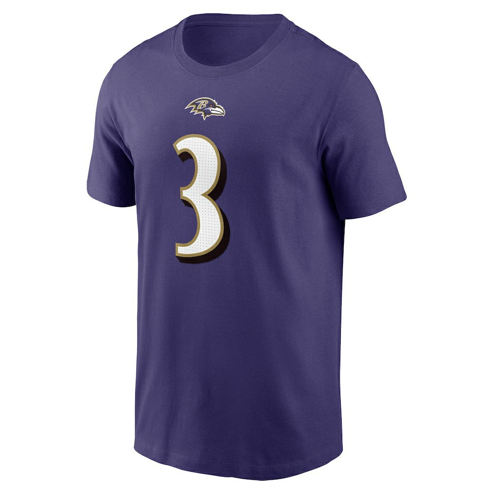 Odell Beckham Jr. Baltimore Ravens Player Name & Number T-Shirt - Purple sale
