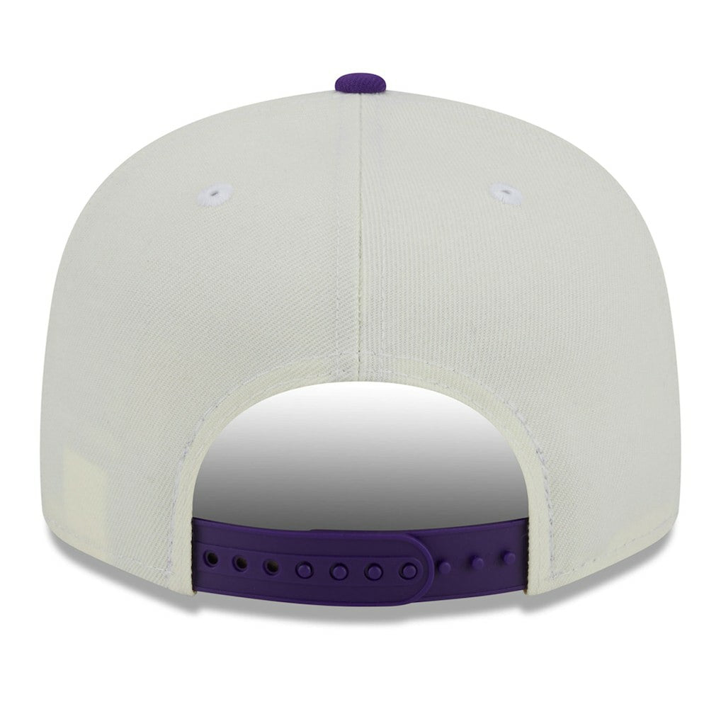 Minnesota Vikings New Era City Originals 9FIFTY Snapback Hat - Cream/Purple for sale