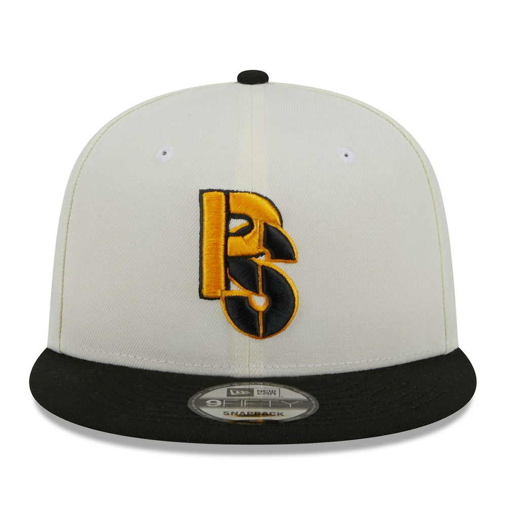 Pittsburgh Steelers New Era City Originals 9FIFTY Snapback Hat - Cream/Black on sale