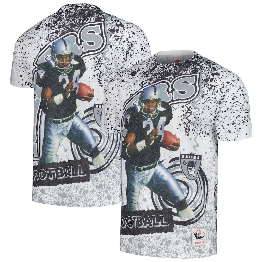 Bo Jackson Las Vegas Raiders Retired Player Name & Number Burst T-Shirt - White outlet