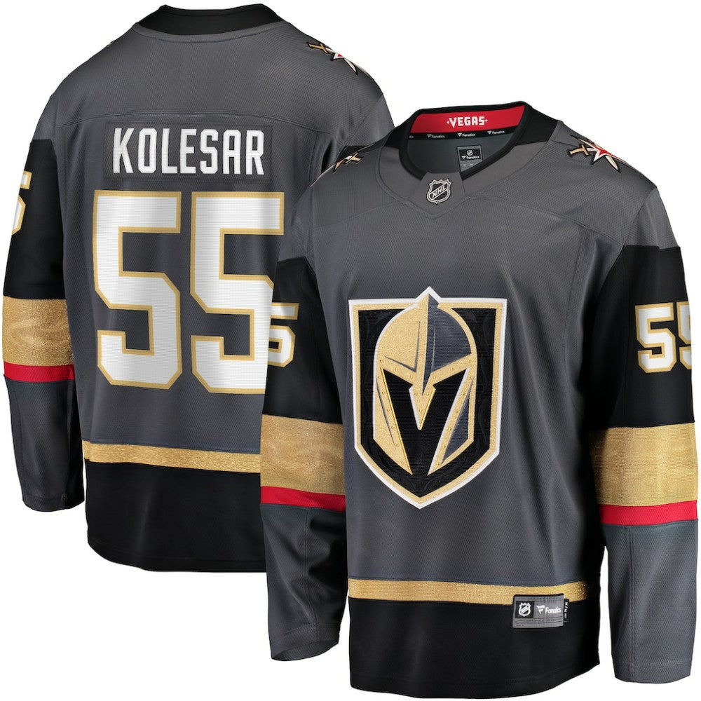 Keegan Kolesar Vegas Golden Knights Fanatics Alternate Breakaway Player Jersey - Gray Jerseys