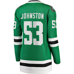 Wyatt Johnston Dallas Stars Fanatics Women's Home Breakaway Player Jersey - Kelly Green Jerseys