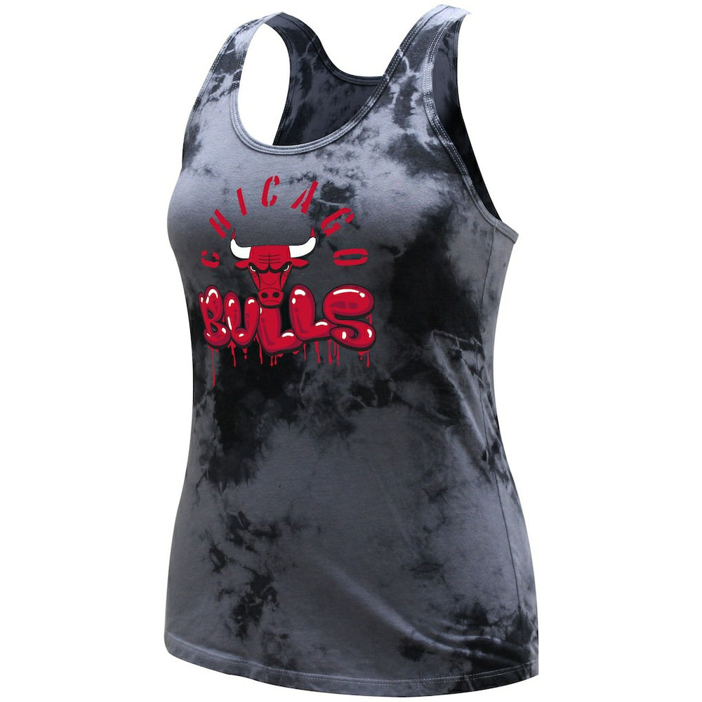 Chicago Bulls Stadium Essentials Women's Street Art Dark Crystal Washed Tank Top sale - Charcoal cheap