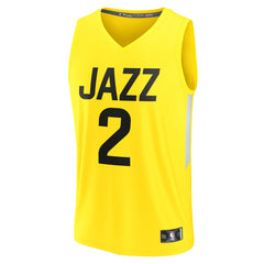 Collin Sexton Utah Jazz Youth Fast Break Player Jersey - Icon Edition - Yellow sale