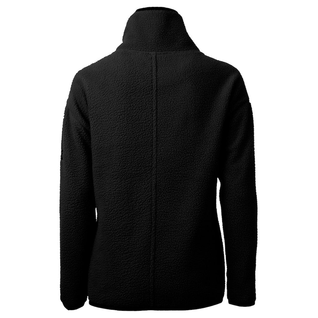 Carolina Panthers Cutter & Buck Women's Helmet Logo Cascade Eco Sherpa Fleece Half-Zip Pullover Jacket - Black for sale