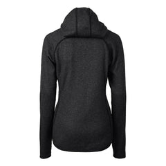 New Orleans Saints Cutter & Buck Women's Helmet Logo Mainsail Sweater-Knit Full-Zip Hoodie - Charcoal outlet