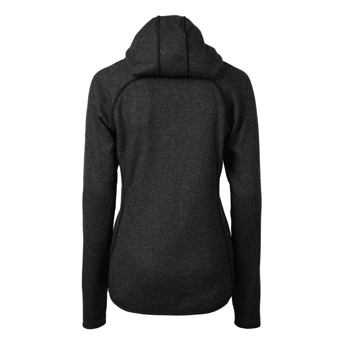 Detroit Lions Cutter & Buck Women's Helmet Logo Mainsail Sweater-Knit Full-Zip Hoodie - Charcoal on sale