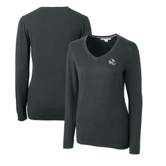 Arizona Cardinals Cutter & Buck Women's Helmet Logo Lakemont Tri-Blend V-Neck Pullover Sweater - Charcoal online