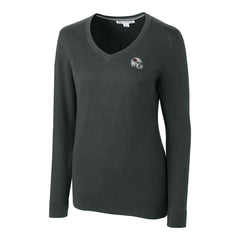 Arizona Cardinals Cutter & Buck Women's Helmet Logo Lakemont Tri-Blend V-Neck Pullover Sweater - Charcoal online