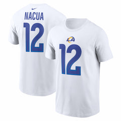 Puka Nacua Los Angeles Rams Player Name & Number T-Shirt - White on sale