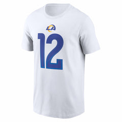 Puka Nacua Los Angeles Rams Player Name & Number T-Shirt - White on sale