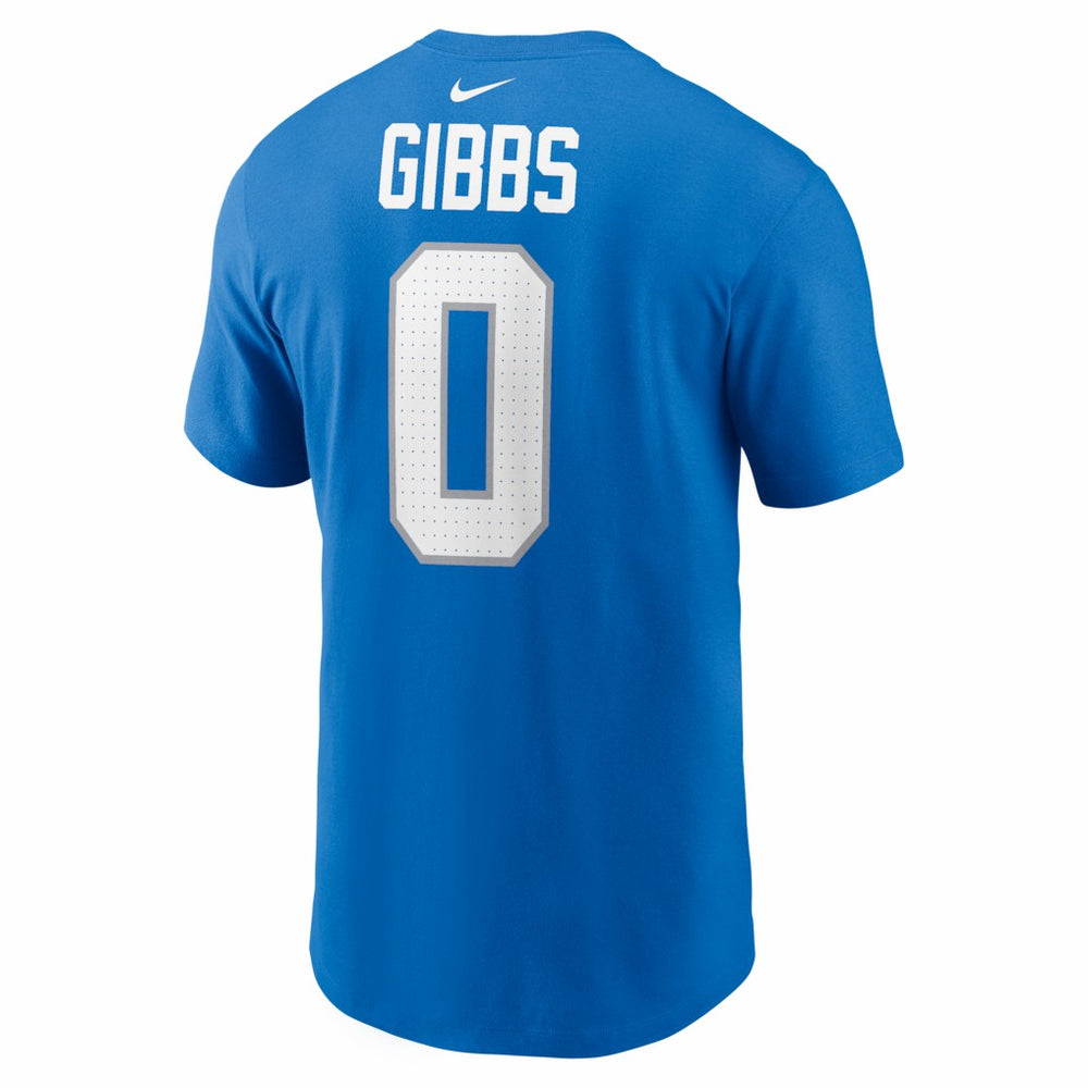 Jahmyr Gibbs Detroit Lions Name & Number T-Shirt - Blue sale