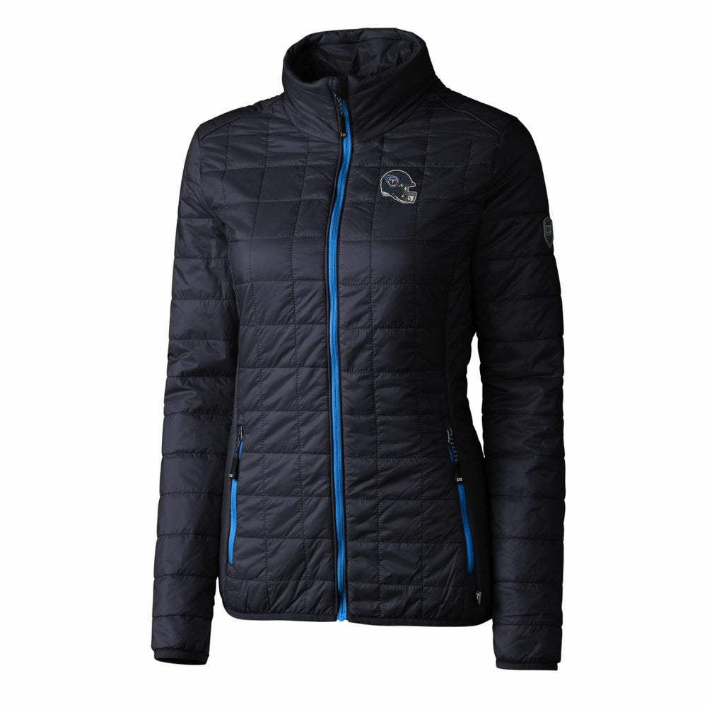 Tennessee Titans Cutter & Buck Women's Helmet Logo Rainier PrimaLoft Eco Insulated Full-Zip Puffer Jacket - Navy outlet