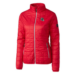 Atlanta Falcons Cutter & Buck Women's Helmet Logo Rainier PrimaLoft Eco Insulated Full-Zip Puffer Jacket - Red discount