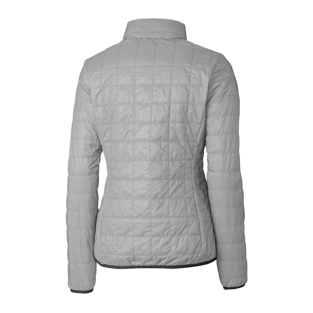 Baltimore Ravens Cutter & Buck Women's Helmet Logo Rainier PrimaLoft Eco Insulated Full-Zip Puffer Jacket - Gray on sale