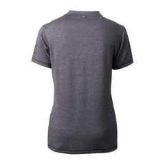Jacksonville Jaguars Cutter & Buck Women's Helmet Logo DryTec Forge Stretch V-Neck Blade Top - Heather Charcoal online