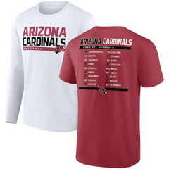 Arizona Cardinals Two-Pack 2023 Schedule T-Shirt Combo Set - Cardinal/White for sale