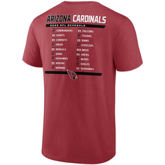 Arizona Cardinals Two-Pack 2023 Schedule T-Shirt Combo Set - Cardinal/White for sale