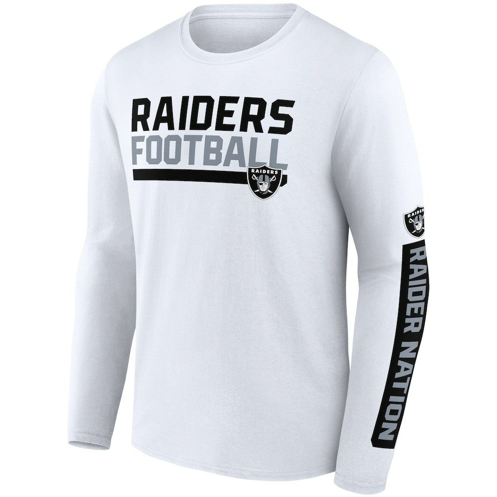 Las Vegas Raiders Two-Pack 2023 Schedule T-Shirt Combo Set - Black/White discount