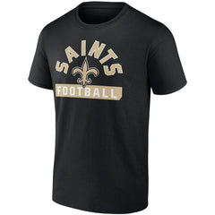 New Orleans Saints Two-Pack 2023 Schedule T-Shirt Combo Set - Black/White on sale