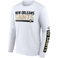New Orleans Saints Two-Pack 2023 Schedule T-Shirt Combo Set - Black/White on sale
