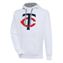 Minnesota Twins Antigua Victory Pullover Hoodie White