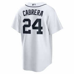 Miguel Cabrera Detroit Tigers Home Retired Player Replica Jersey White
