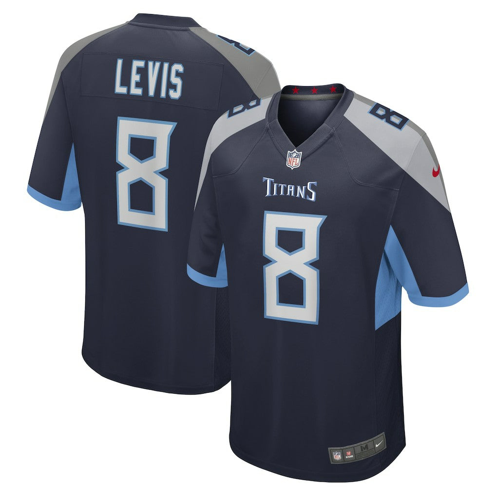 Will Levis Tennessee Titans Game Jersey - Navy cheap