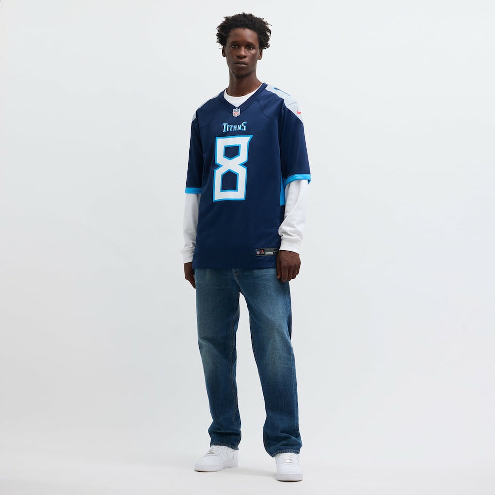 Will Levis Tennessee Titans Game Jersey - Navy cheap