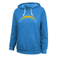 Justin Herbert Los Angeles Chargers Majestic Threads Women's Name & Number Tri-Blend Pullover Hoodie - Powder Blue online