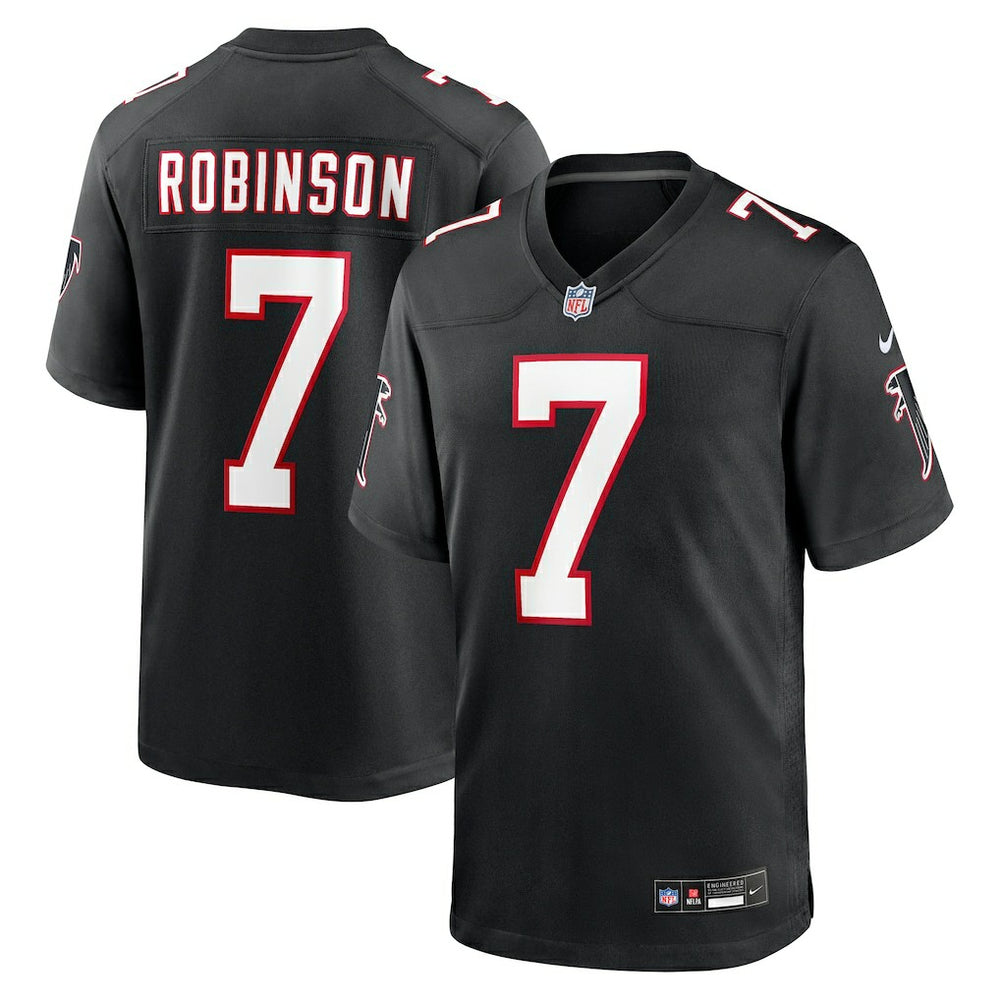 Bijan Robinson Atlanta Falcons Throwback Game Jersey - Black sale