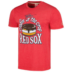 Boston Red Sox Homage Cream of the Crop Hyper Local Tri-Blend T-Shirt Red