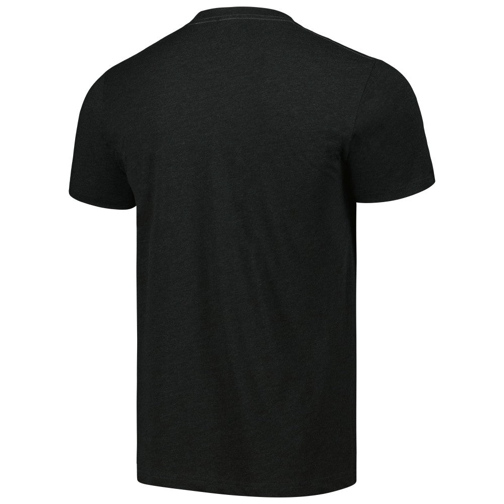 Miami Marlins Homage Doodle Collection Let's Go Fish Tri-Blend T-Shirt Black
