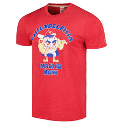 Philadelphia Phillies Homage Doodle Collection Macho Row Tri-Blend T-Shirt Red