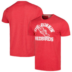St. Louis Cardinals Homage Doodle Collection The Runnin' Redbirds Tri-Blend T-Shirt Red