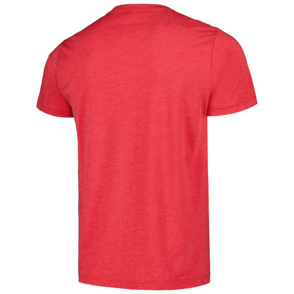 St. Louis Cardinals Homage Doodle Collection The Runnin' Redbirds Tri-Blend T-Shirt Red