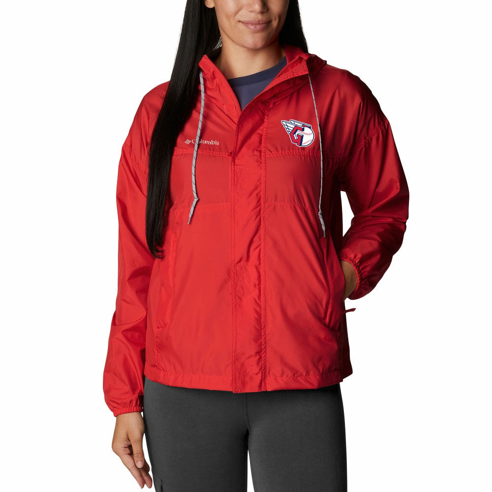 Cleveland Guardians Women's Flash Challenger Full-Zip Windbreaker Jacket Red