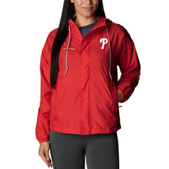 Philadelphia Phillies Women's Flash Challenger Full-Zip Windbreaker Jacket Red