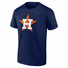Houston Astros Logo Athletic Official Logo T-Shirt Navy
