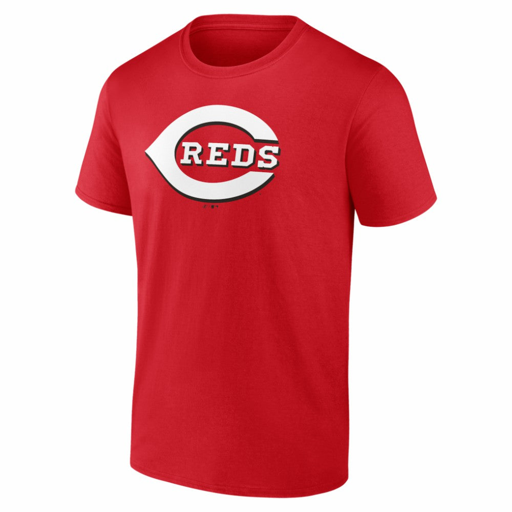 Cincinnati Reds Logo Athletic Official Logo T-Shirt Red